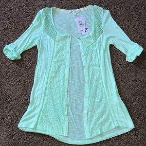 Jolt button up 1/2 sleeve